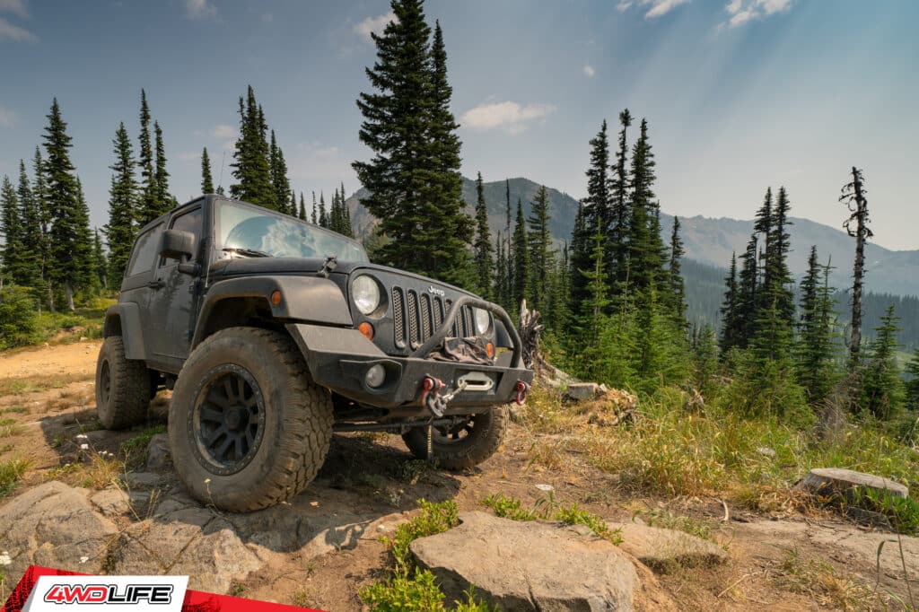 how to put a jeep wrangler in 4 wheel drive