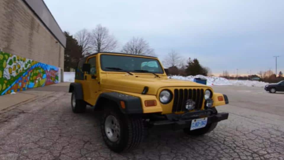 jeep wrangler tj 4.0 liter yellow