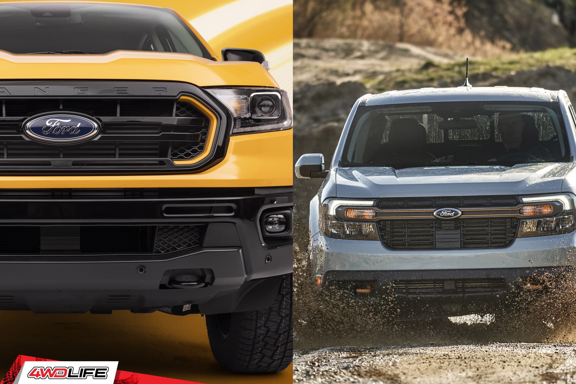 Ford Maverick vs. Ford Ranger  4WD Life