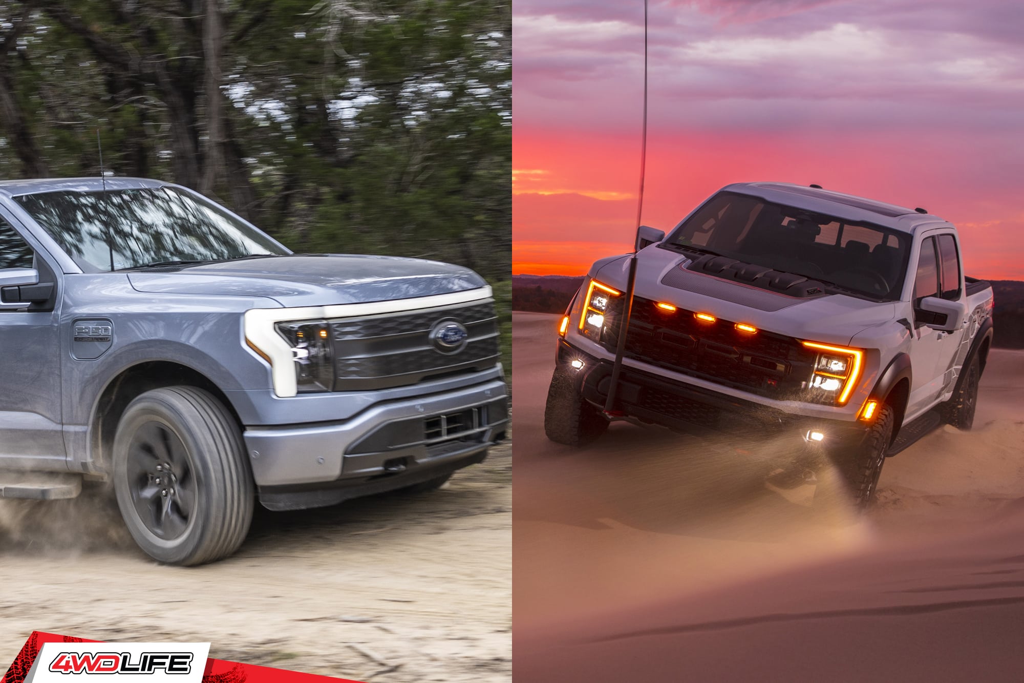 Ford F-150 Lightning vs. Ford F-150 Raptor | 4WD Life